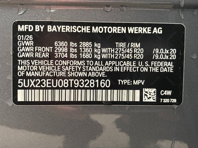 2026 BMW X5 xDrive40i Sports Activity Vehicle