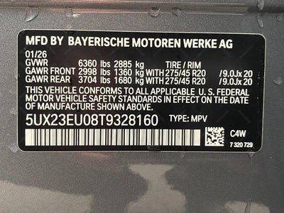 2026 BMW X5 xDrive40i Sports Activity Vehicle