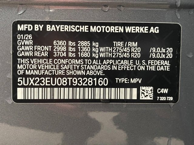 2026 BMW X5 xDrive40i Sports Activity Vehicle