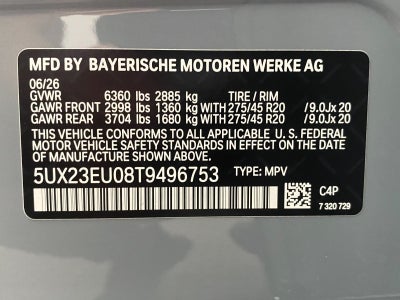 2026 BMW X5 xDrive40i Sports Activity Vehicle