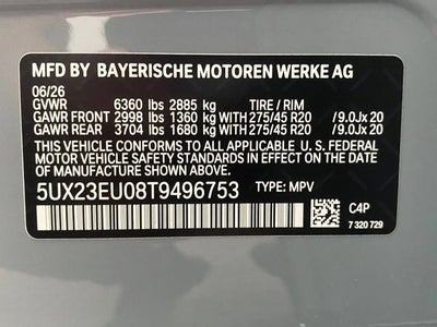 2026 BMW X5 xDrive40i Sports Activity Vehicle