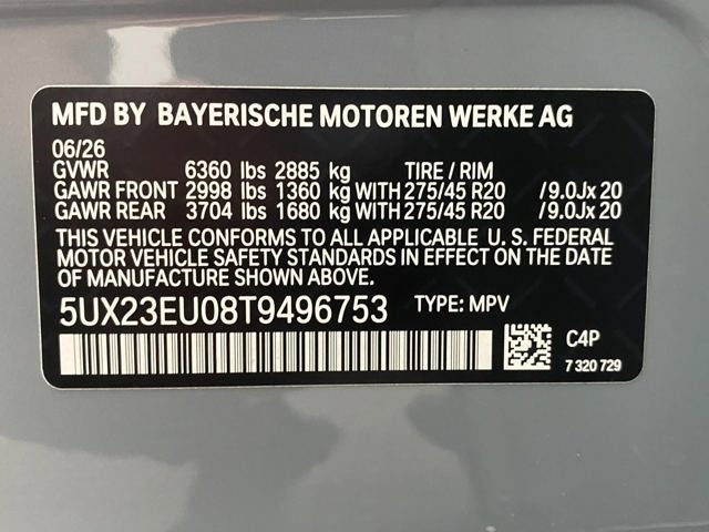 2026 BMW X5 xDrive40i Sports Activity Vehicle