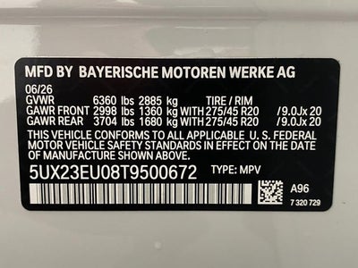 2026 BMW X5 xDrive40i Sports Activity Vehicle