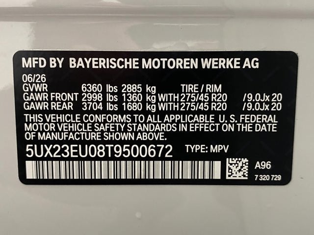 2026 BMW X5 xDrive40i Sports Activity Vehicle