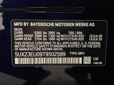 2026 BMW X5 xDrive40i Sports Activity Vehicle