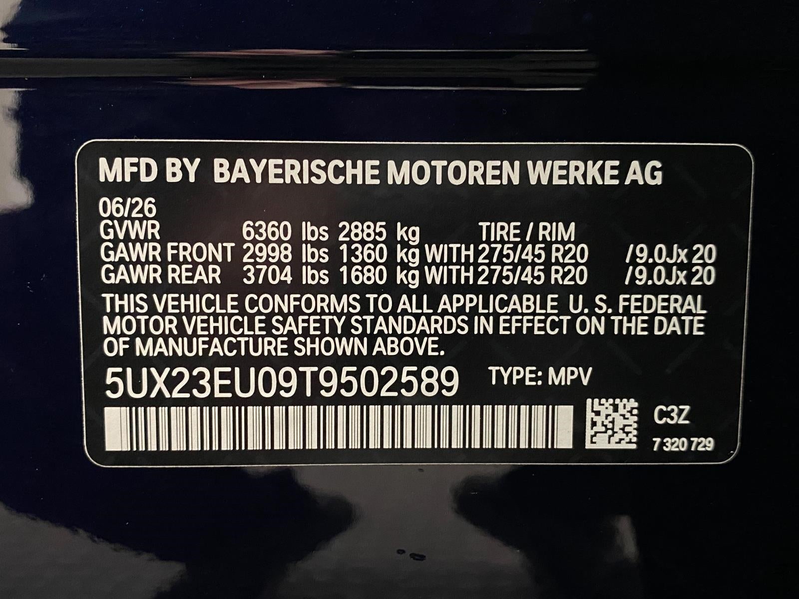 2026 BMW X5 xDrive40i Sports Activity Vehicle