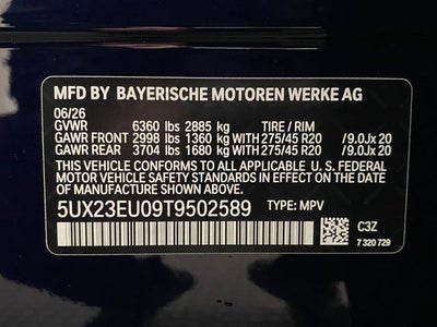 2026 BMW X5 xDrive40i Sports Activity Vehicle