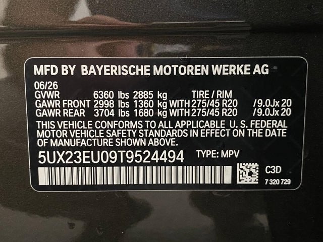2026 BMW X5 xDrive40i Sports Activity Vehicle