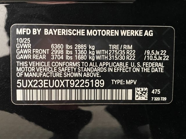 2026 BMW X5 xDrive40i Sports Activity Vehicle