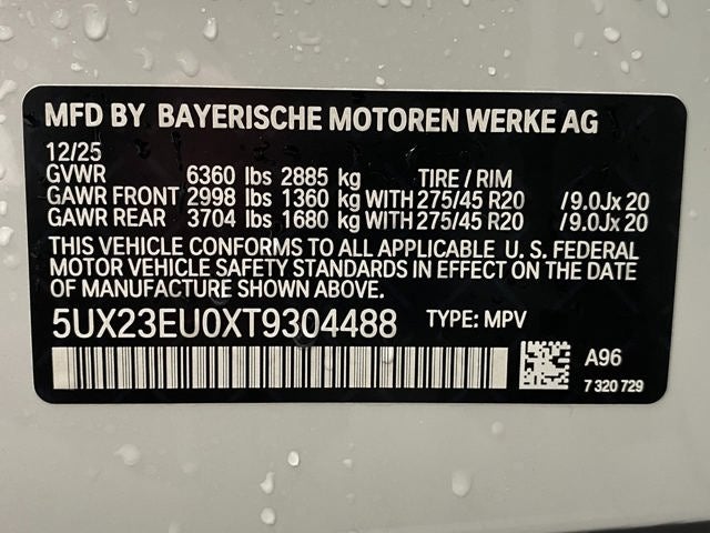 2026 BMW X5 xDrive40i Sports Activity Vehicle