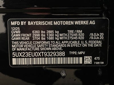 2026 BMW X5 xDrive40i Sports Activity Vehicle