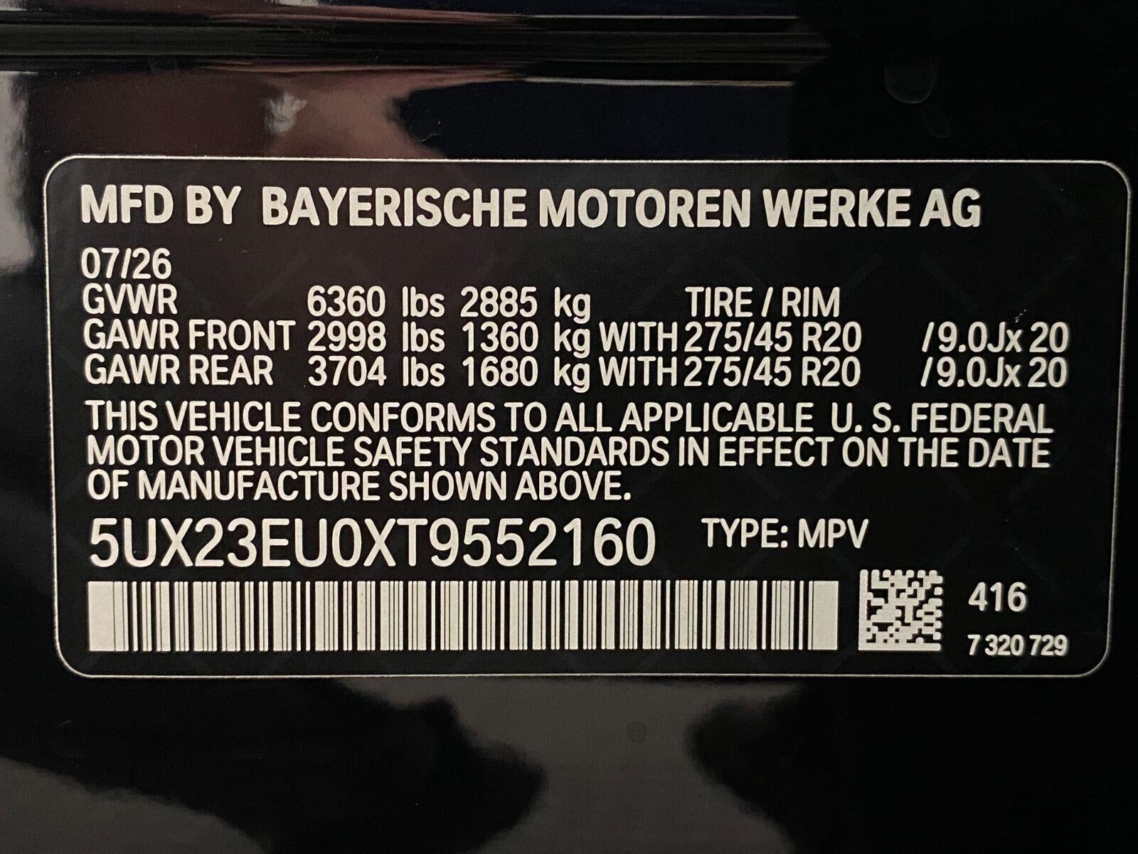 2026 BMW X5 xDrive40i Sports Activity Vehicle