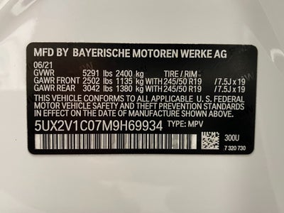 2021 BMW X4 xDrive xDrive30i Sports Activity Coupe