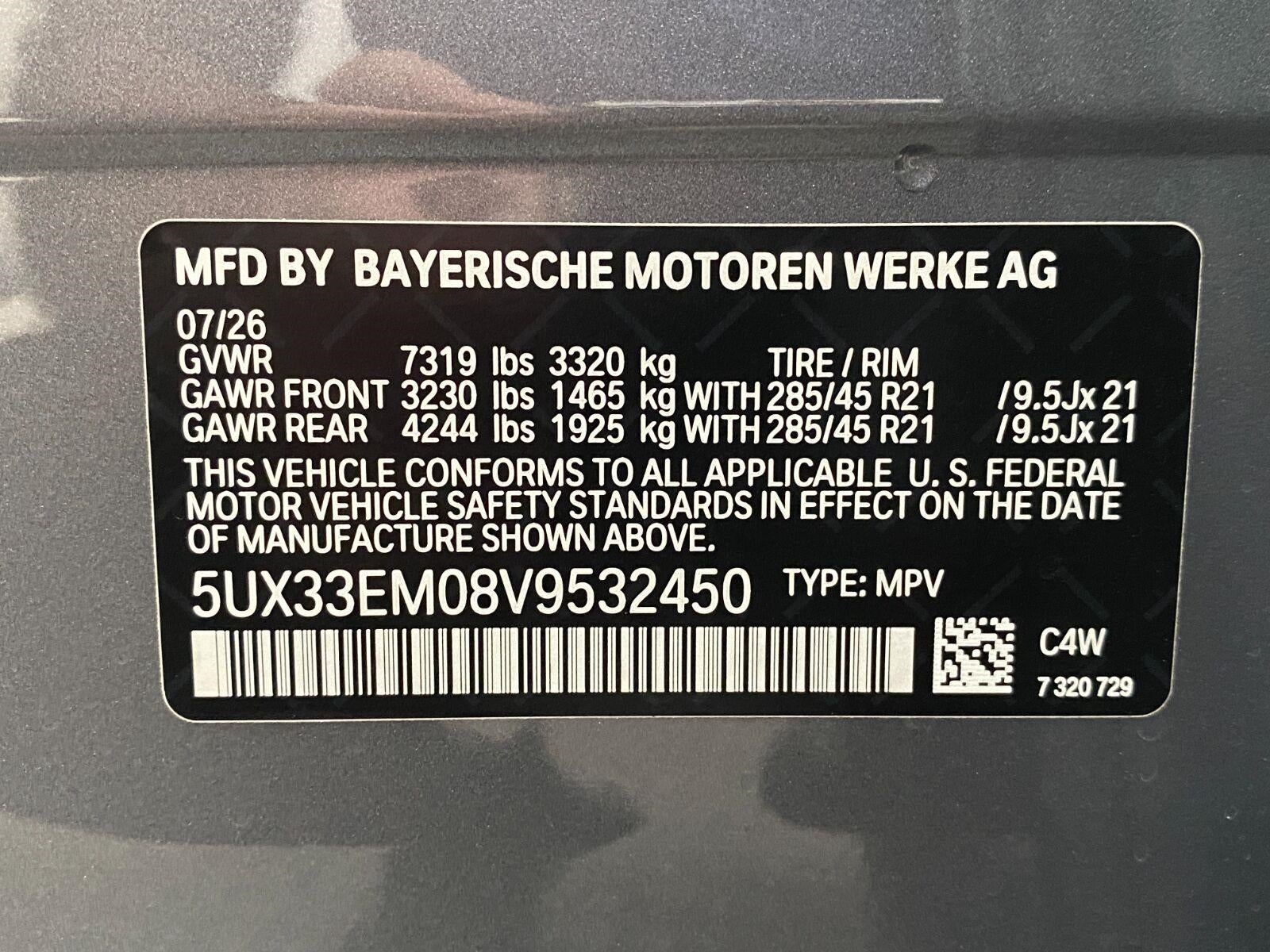 2027 BMW X7 M60i Sports Activity Vehicle