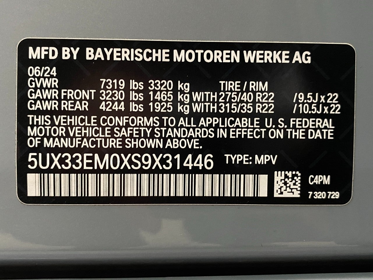 2025 BMW X7 M60i Sports Activity Vehicle