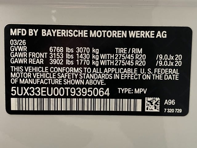 2026 BMW X5 M60i Sports Activity Vehicle