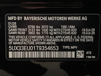 2026 BMW X5 M60i Sports Activity Vehicle