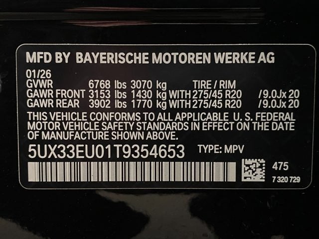 2026 BMW X5 M60i Sports Activity Vehicle