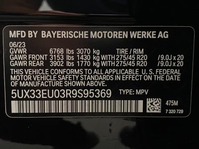 2024 BMW X5 M60i Sports Activity Vehicle
