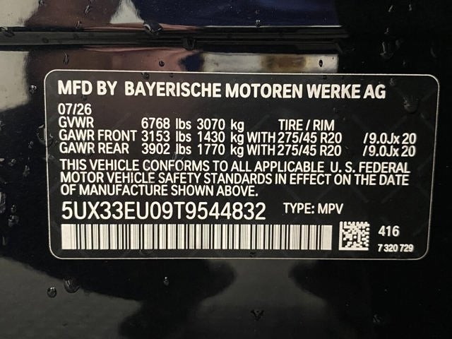 2026 BMW X5 M60i Sports Activity Vehicle