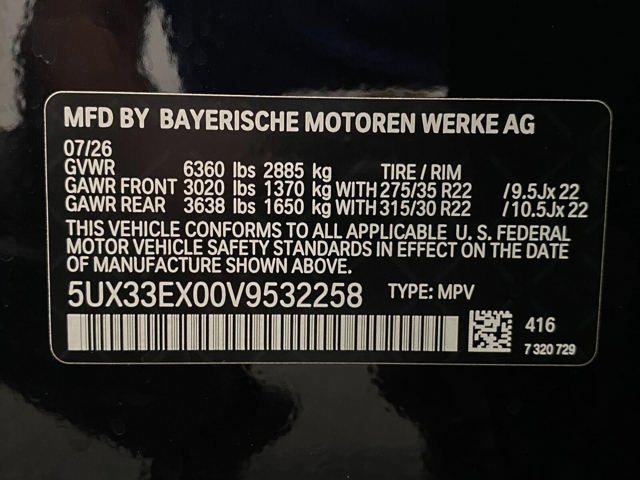 2027 BMW X6 xDrive40i Sports Activity Coupe