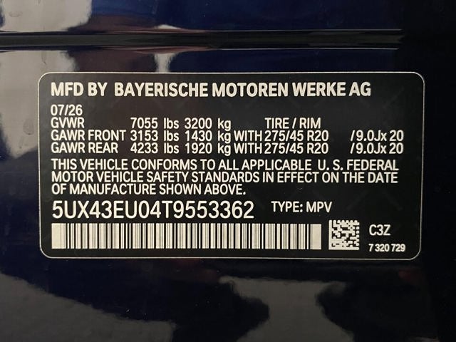 2026 BMW X5 xDrive50e Plug-In Hybrid
