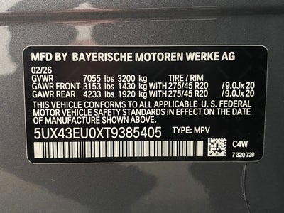 2026 BMW X5 xDrive50e Plug-In Hybrid