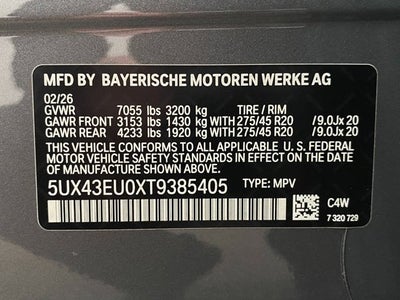 2026 BMW X5 xDrive50e Plug-In Hybrid