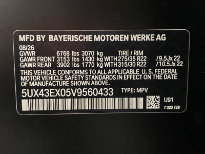 2027 BMW X6 M60i Sports Activity Coupe