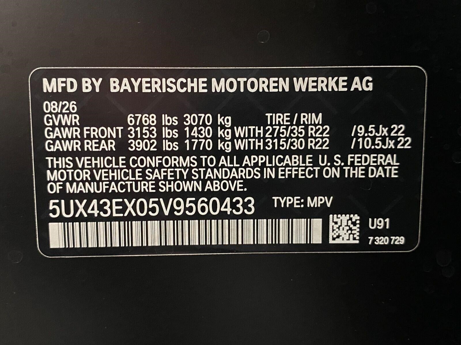 2027 BMW X6 M60i Sports Activity Coupe
