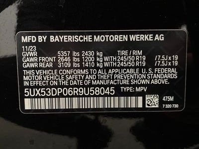 2024 BMW X3 xDrive30i Sports Activity Vehicle