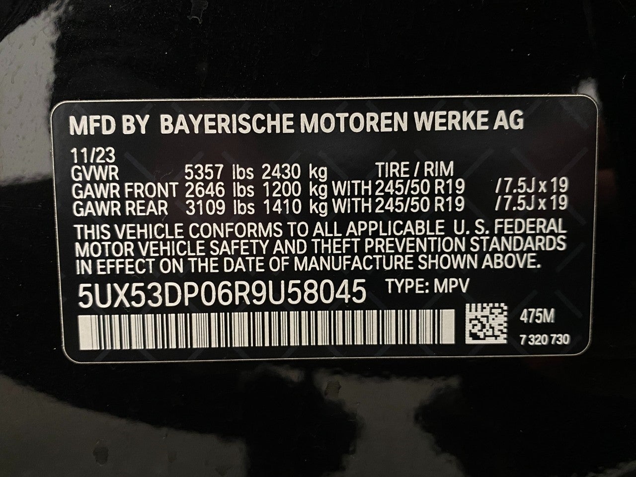 2024 BMW X3 xDrive30i Sports Activity Vehicle