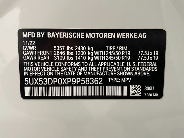 2023 BMW X3 xDrive30i Sports Activity Vehicle