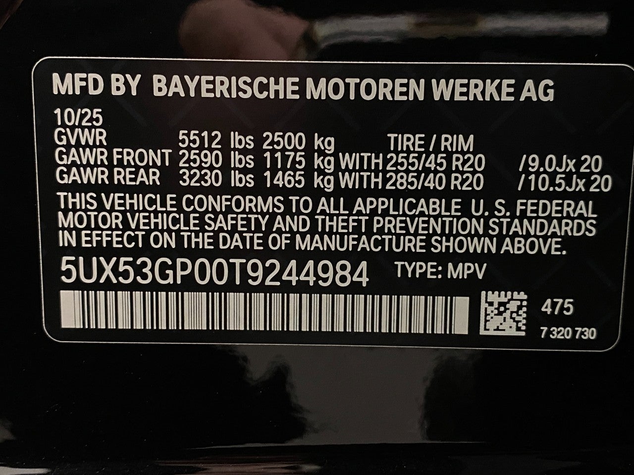 2026 BMW X3 30 xDrive Sports Activity Vehicle