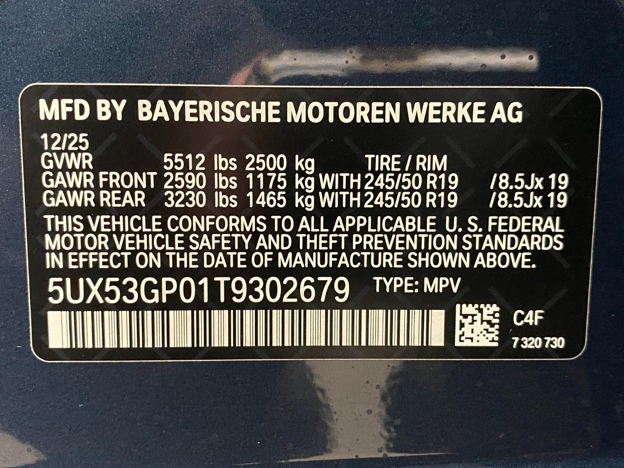 2026 BMW X3 30 xDrive Sports Activity Vehicle