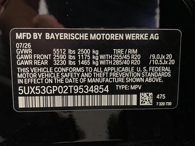 2026 BMW X3 30 xDrive Sports Activity Vehicle