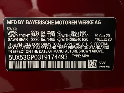 2026 BMW X3 30 xDrive Sports Activity Vehicle