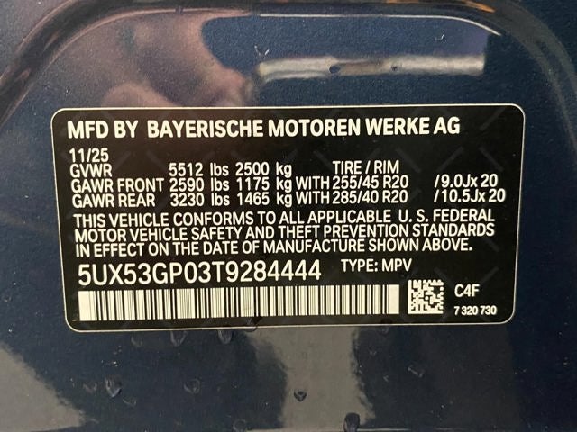 2026 BMW X3 30 xDrive Sports Activity Vehicle