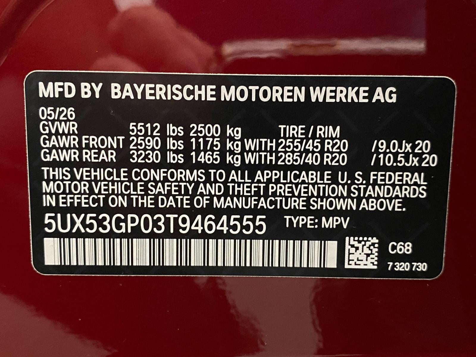 2026 BMW X3 30 xDrive Sports Activity Vehicle