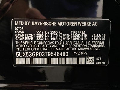 2026 BMW X3 30 xDrive Sports Activity Vehicle