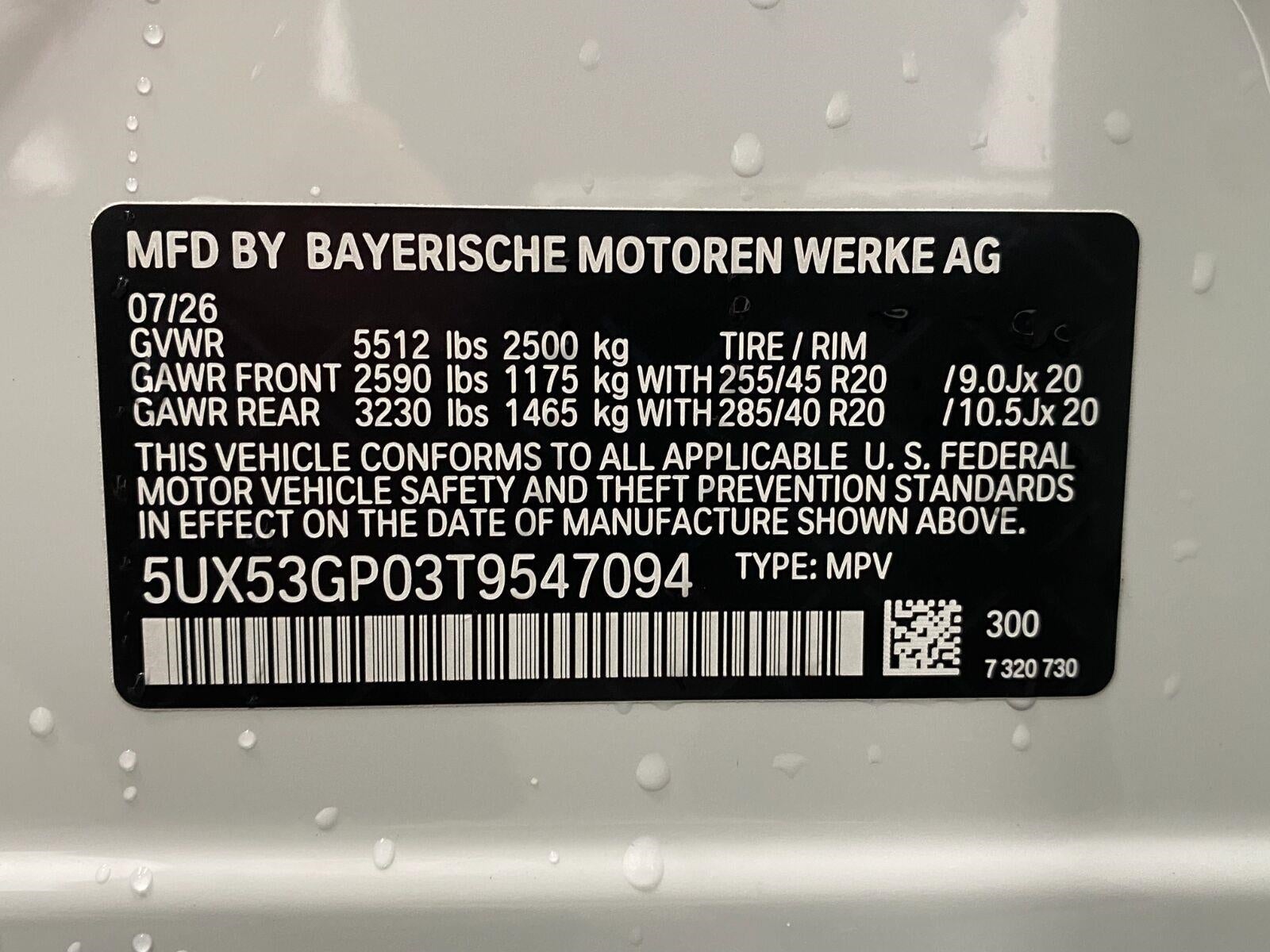 2026 BMW X3 30 xDrive Sports Activity Vehicle