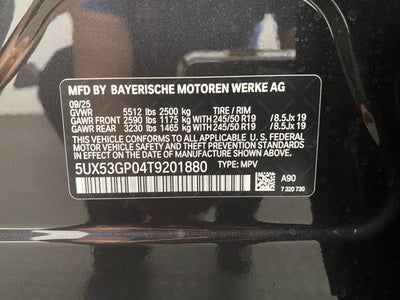 2026 BMW X3 30 xDrive Sports Activity Vehicle