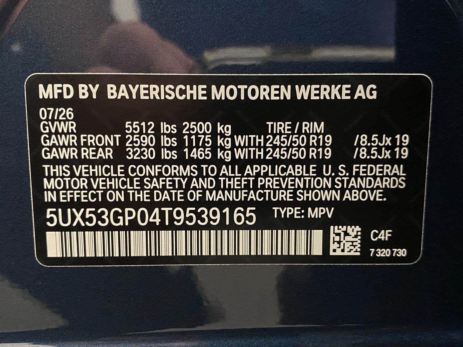 2026 BMW X3 30 xDrive Sports Activity Vehicle