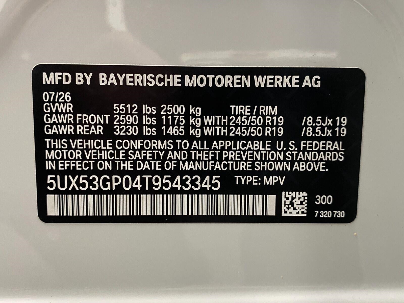 2026 BMW X3 30 xDrive Sports Activity Vehicle