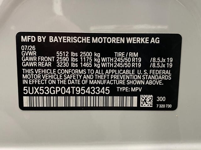 2026 BMW X3 30 xDrive Sports Activity Vehicle
