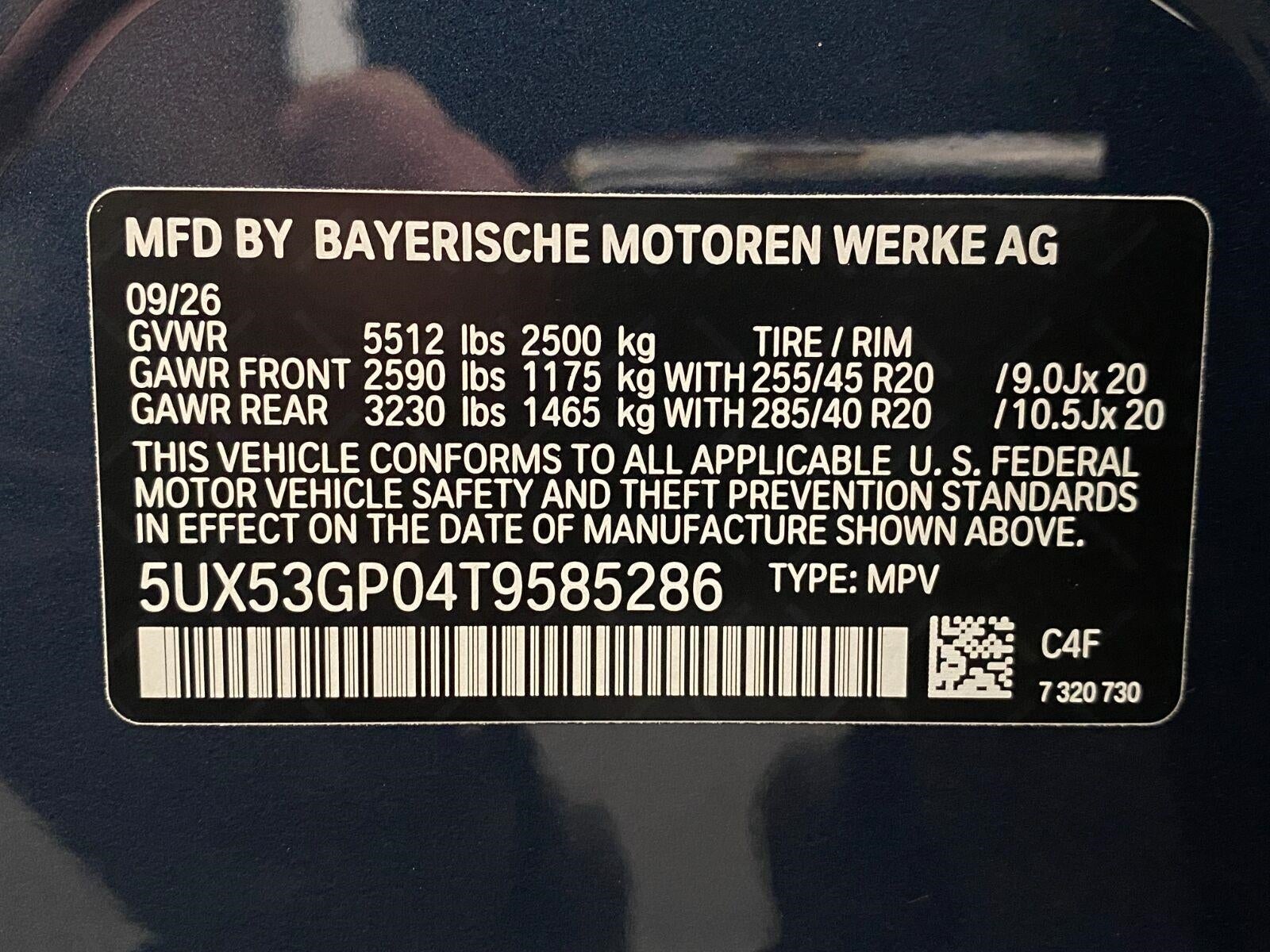 2026 BMW X3 30 xDrive Sports Activity Vehicle