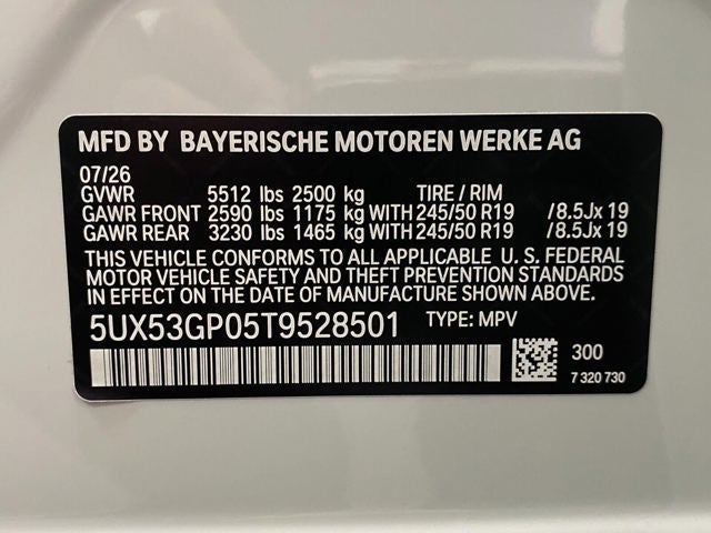 2026 BMW X3 30 xDrive Sports Activity Vehicle