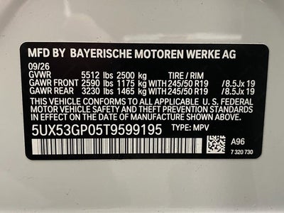 2026 BMW X3 30 xDrive Sports Activity Vehicle
