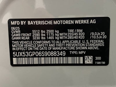 2025 BMW X3 30 xDrive Sports Activity Vehicle