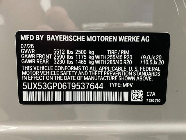 2026 BMW X3 30 xDrive Sports Activity Vehicle